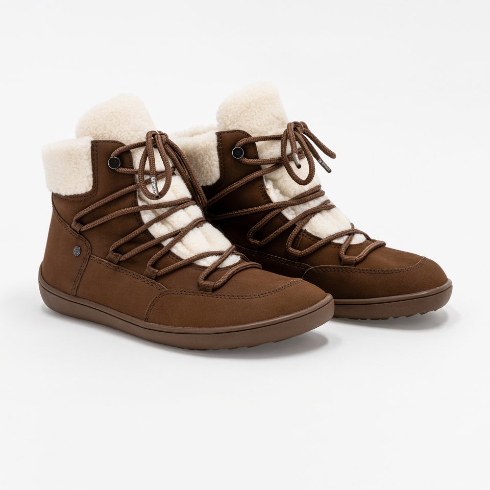 Winter Barefoot Boots Be Lenka Bliss - Soft Brown