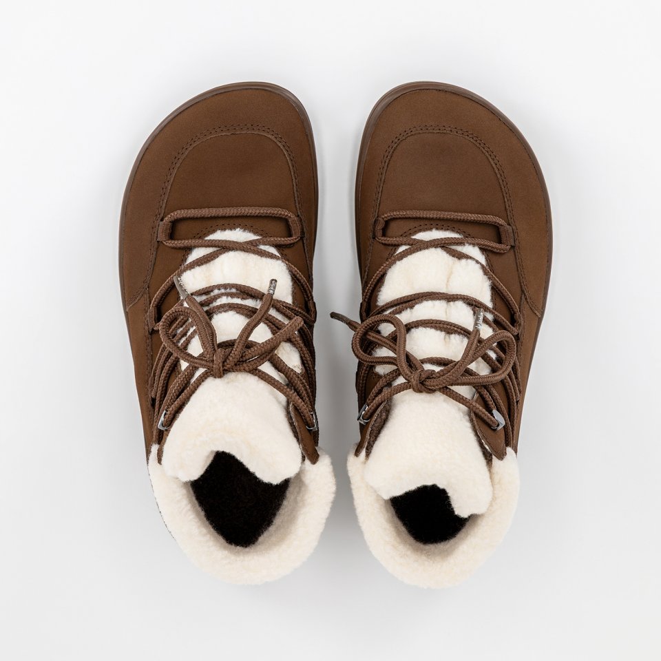 Winter Barefoot Boots Be Lenka Bliss - Soft Brown