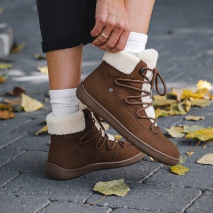 Winter Barefoot Boots Be Lenka Bliss - Soft Brown