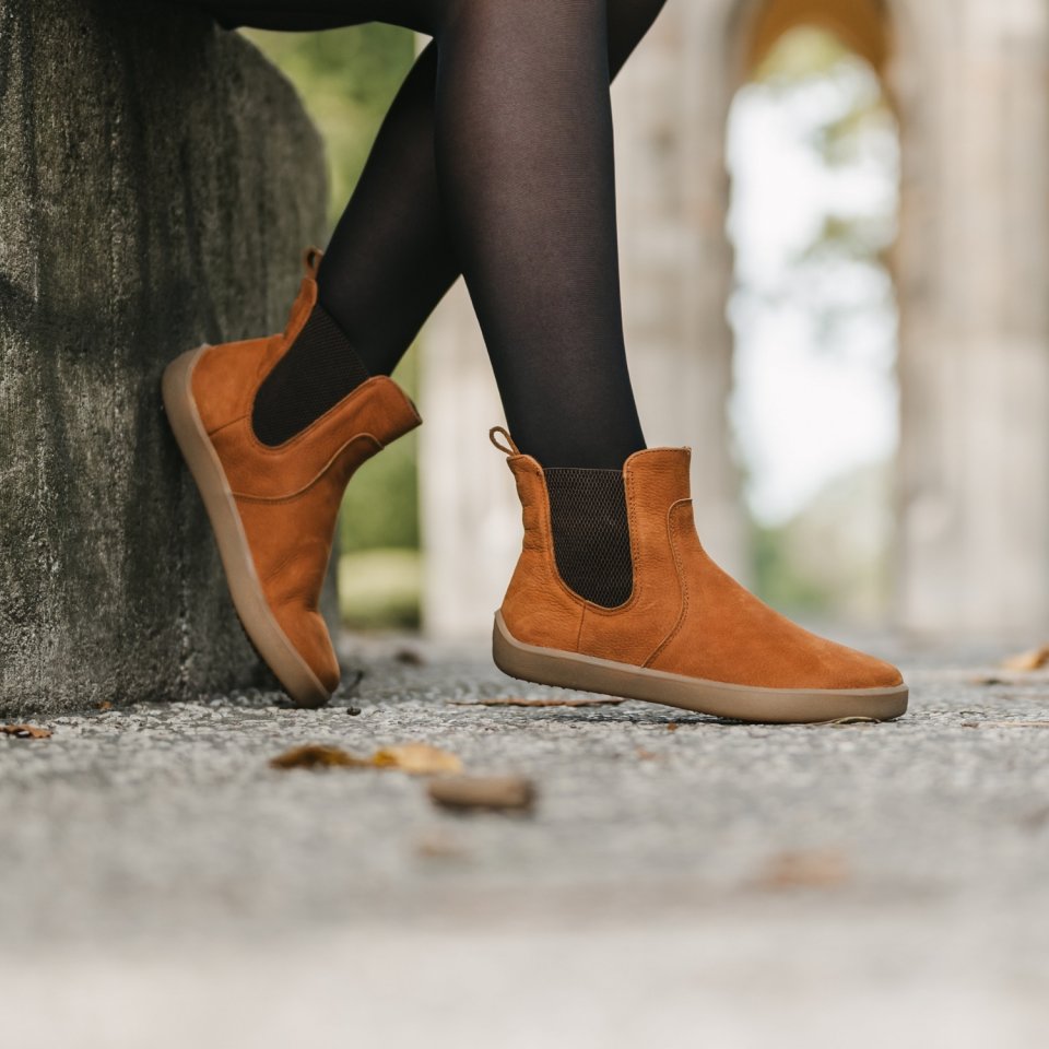 Botines barefoot Chelsea Be Lenka Entice Neo - Cinnamon Brown