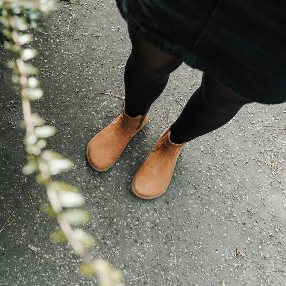 Botines barefoot Chelsea Be Lenka Entice Neo - Cinnamon Brown