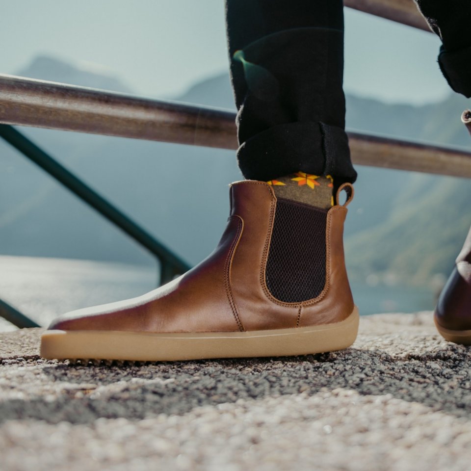 Barefoot Chelsea Boots Be Lenka Entice Neo - Dark Brown