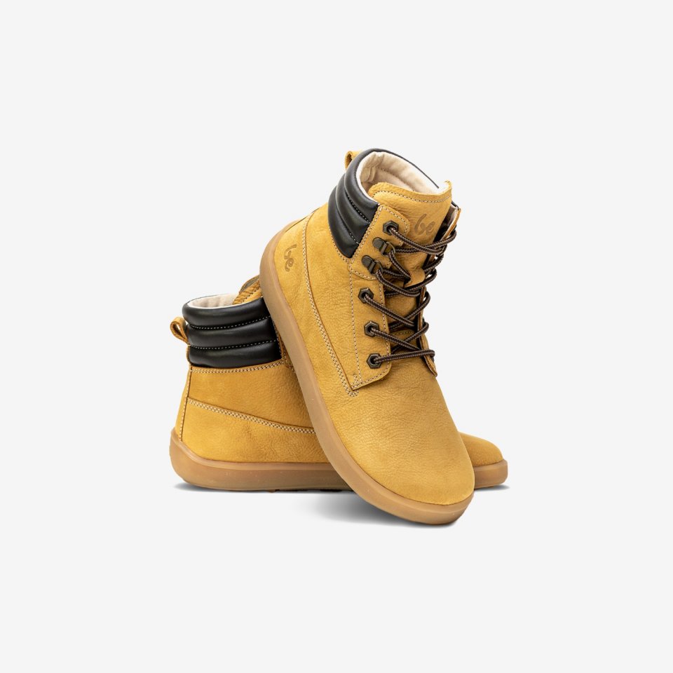 Barefoot Boots Be Lenka Nevada Neo - Mustard
