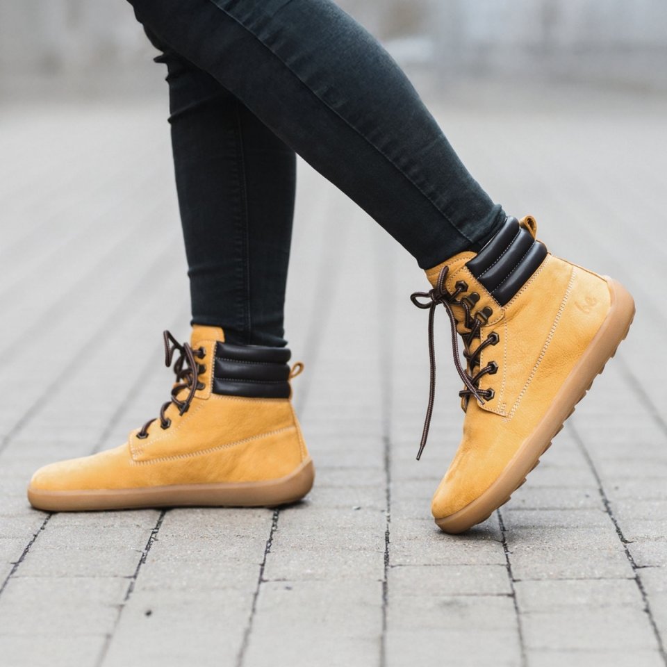 Barefoot Boots Be Lenka Nevada Neo - Mustard