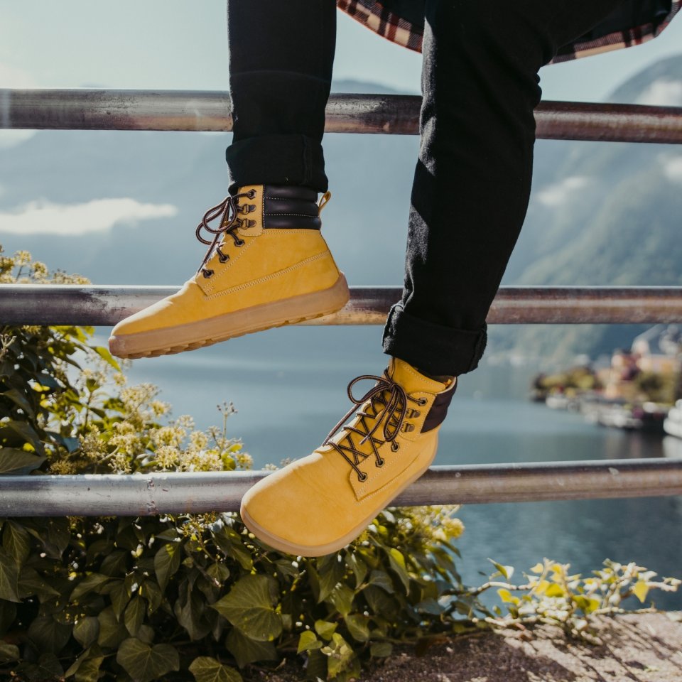Barefoot Boots Be Lenka Nevada Neo - Mustard