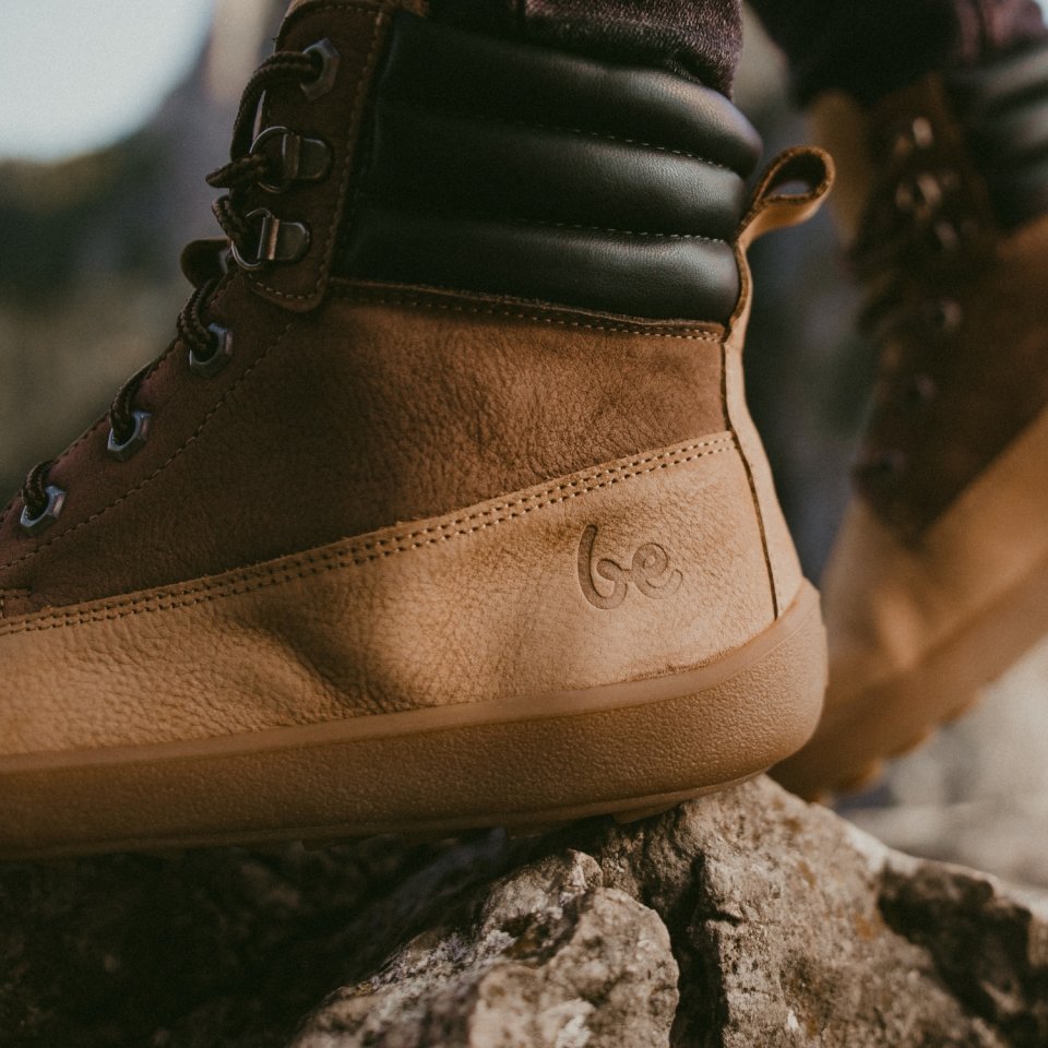 Barefoot Boots Be Lenka Nevada Neo - Sand & Dark Brown