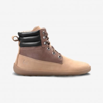 Chaussures barefoot Be Lenka Nevada Neo - Sand & Dark Brown
