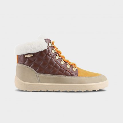 Barefoot Boots Be Lenka Olivia - Taupe, Dark Brown & Orange