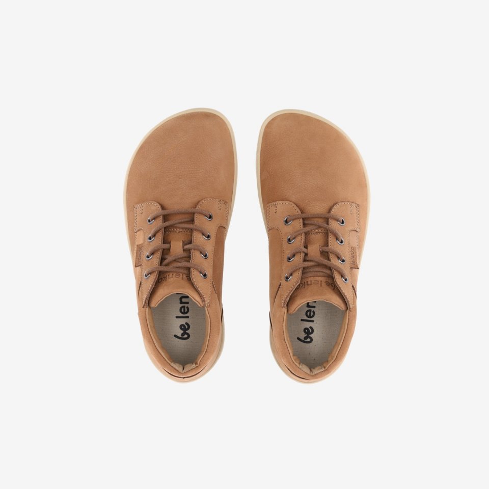 Barefoot Shoes - Be Lenka - Synergy - Cognac & Beige