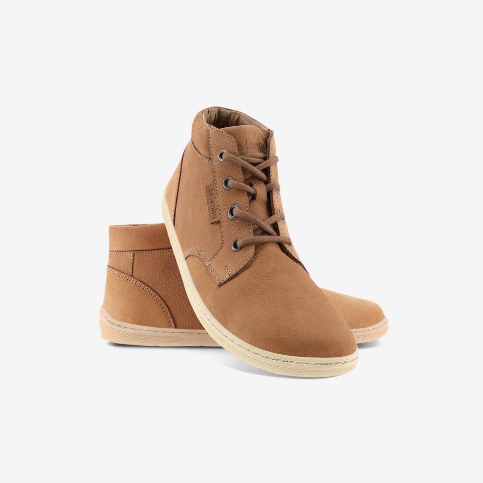 Barefoot Shoes - Be Lenka - Synergy - Cognac & Beige