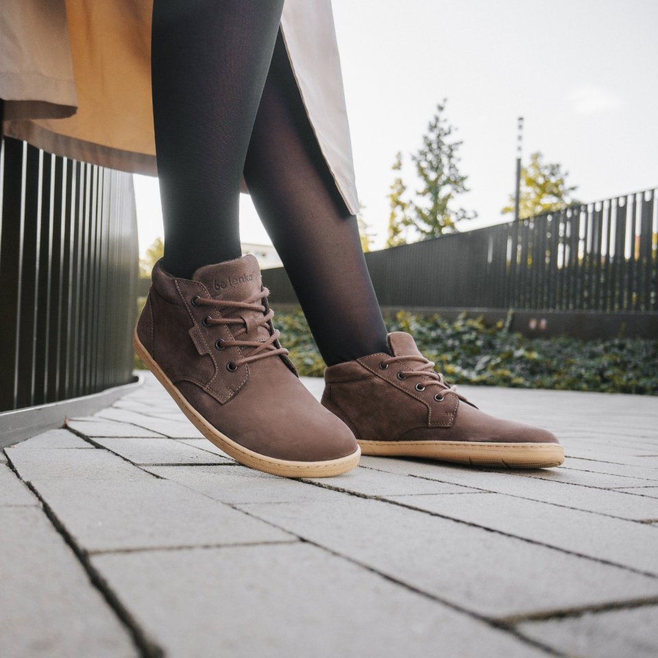 Barefoot Shoes - Be Lenka - Synergy - Fleece - Chocolate & Beige