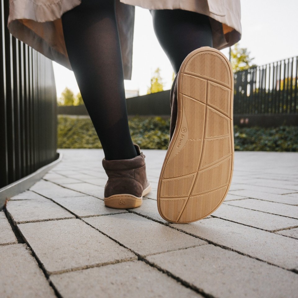 Barefoot Shoes - Be Lenka - Synergy - Fleece - Chocolate & Beige