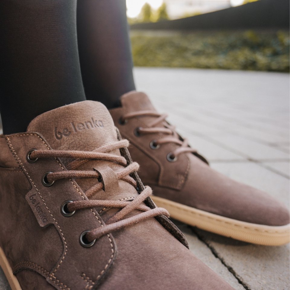 Barefoot Shoes - Be Lenka - Synergy - Fleece - Chocolate & Beige