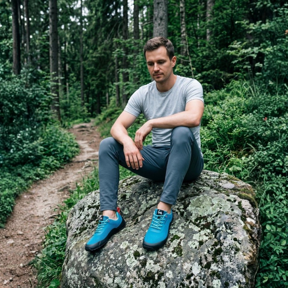 Barefoot Shoes Be Lenka Trailair - Aqua Blue