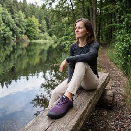 Barefoot Shoes Be Lenka Trailair - Plum