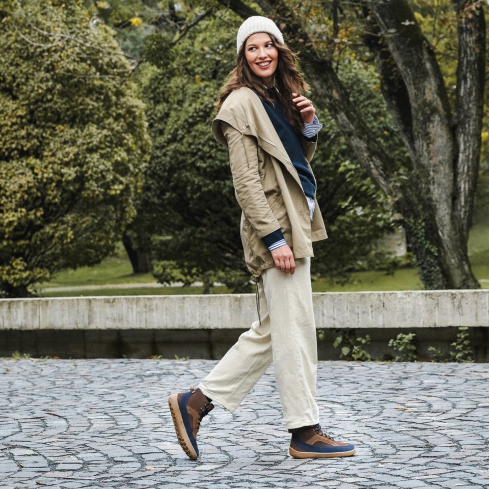 Barefoot Boots Be Lenka York - Brown & Navy