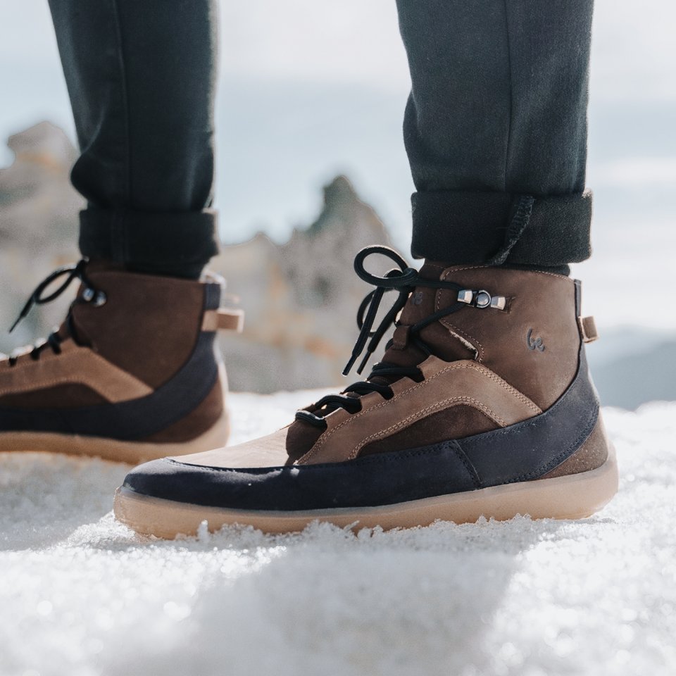 Barefoot Boots Be Lenka York - Brown & Navy