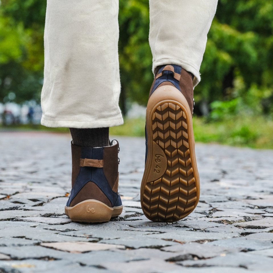 Barefoot Boots Be Lenka York - Brown & Navy