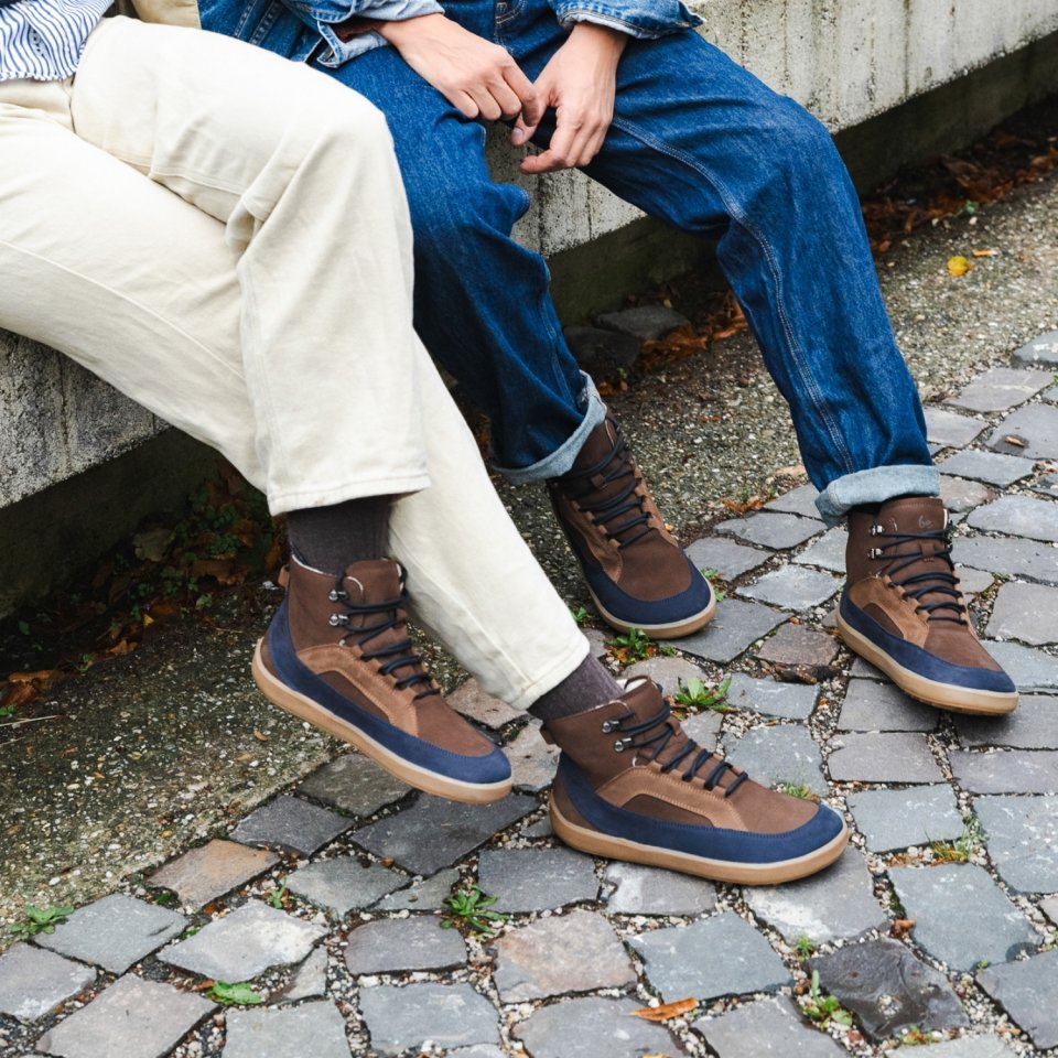 Barefoot Boots Be Lenka York - Brown & Navy