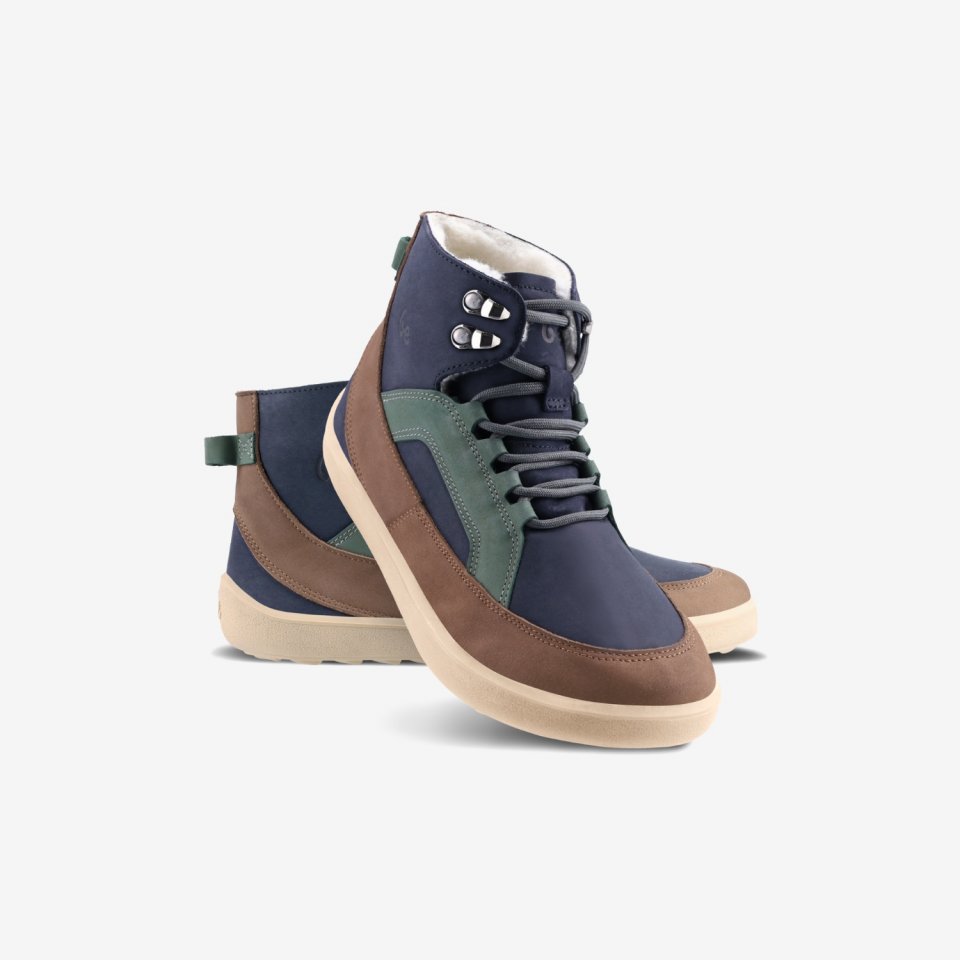 Chaussures barefoot Be Lenka York - Navy, Brown & Beige