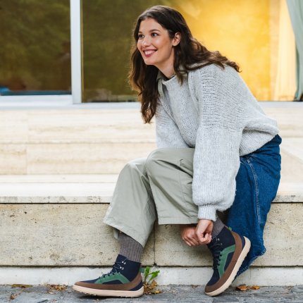 Chaussures barefoot Be Lenka York - Navy, Brown & Beige