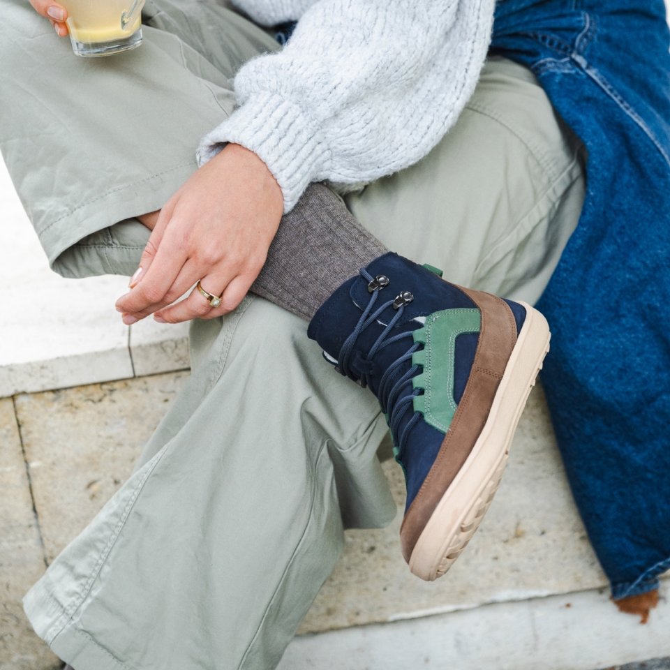 Chaussures barefoot Be Lenka York - Navy, Brown & Beige