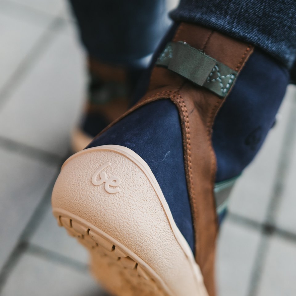Chaussures barefoot Be Lenka York - Navy, Brown & Beige