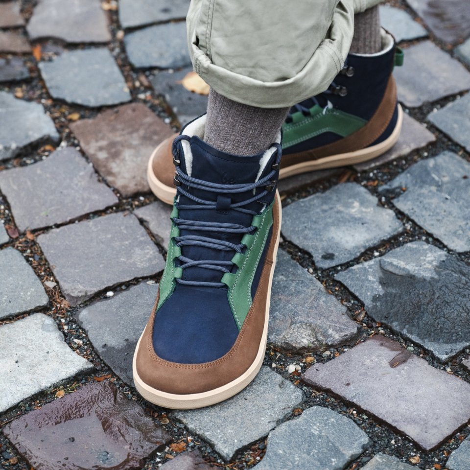Chaussures barefoot Be Lenka York - Navy, Brown & Beige