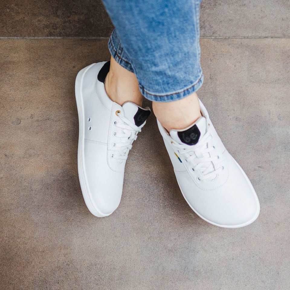 Barefoot Shoes - Be Lenka - Royale - White & Black