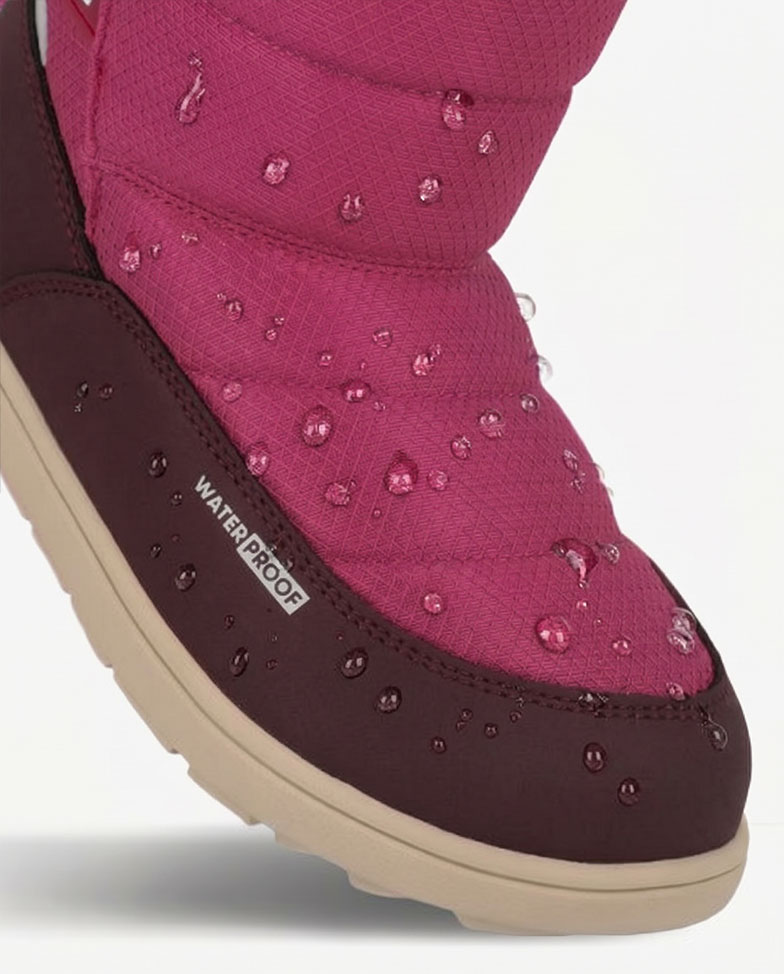 Be Lenka Ailo Kids - Berry, kids barefoot snow boots, waterproof detail