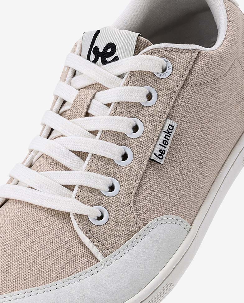 Be Lenka Rebound - Sand, barefoot sneakers, lace and logo detail