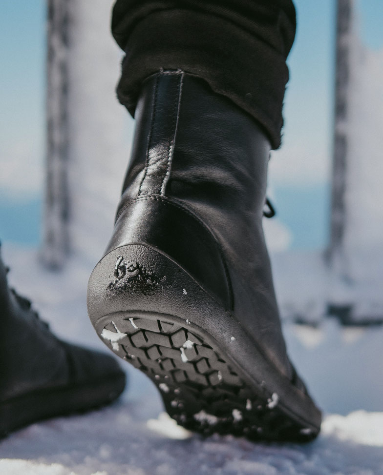 Be Lenka Winter 3.0 - Black, winter barefoot boots, lifestyle shot