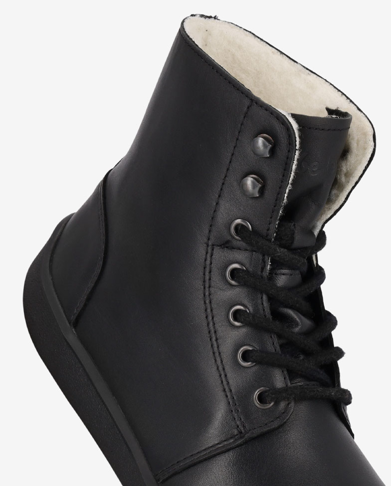 Be Lenka Winter 3.0 - Black, winter barefoot boots, side detail
