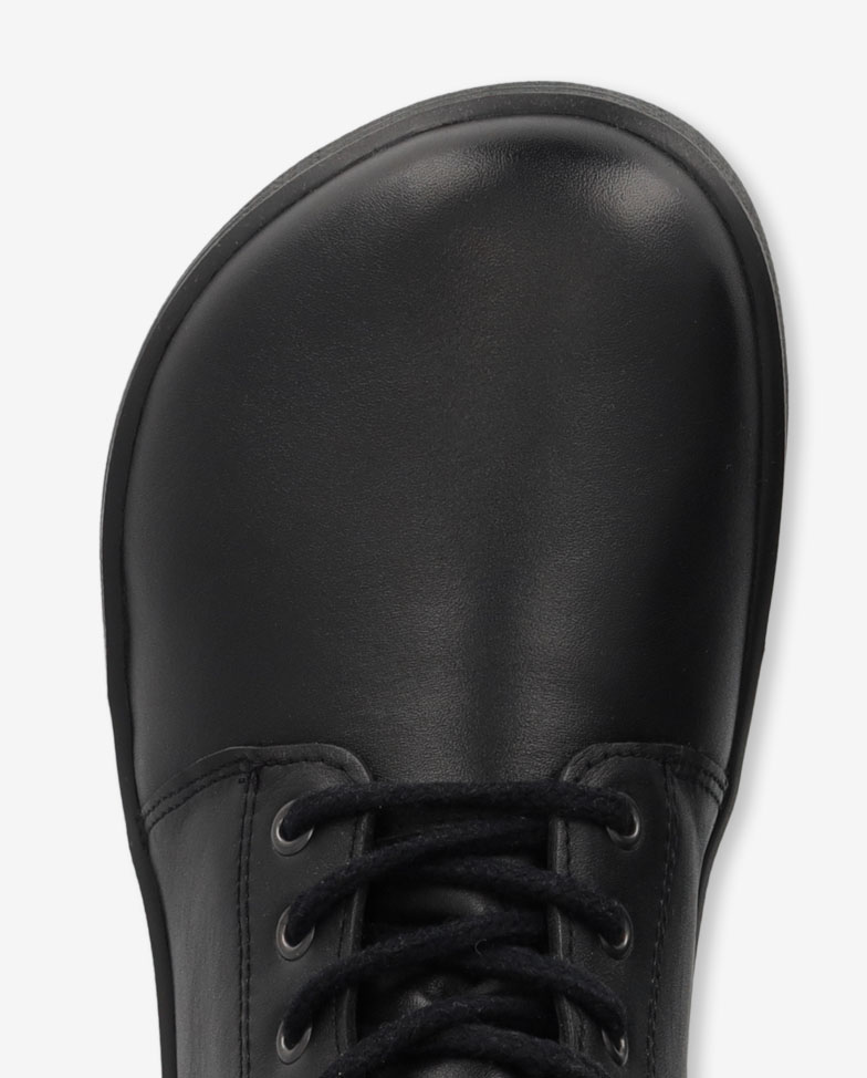 Be Lenka Winter 3.0 - Black, winter barefoot boots, toe detail