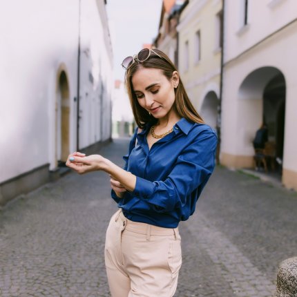 Women's Shirt Be Lenka Essentials - Navy