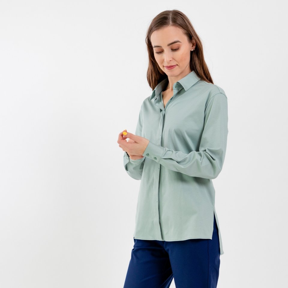 Camisa de mujer Be Lenka Essentials - Pistachio Green