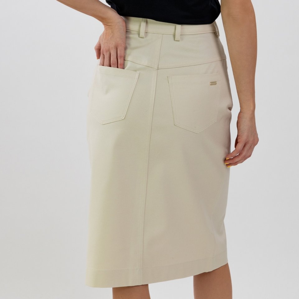 Women's Midi Skirt Be Lenka Essentials - Creme