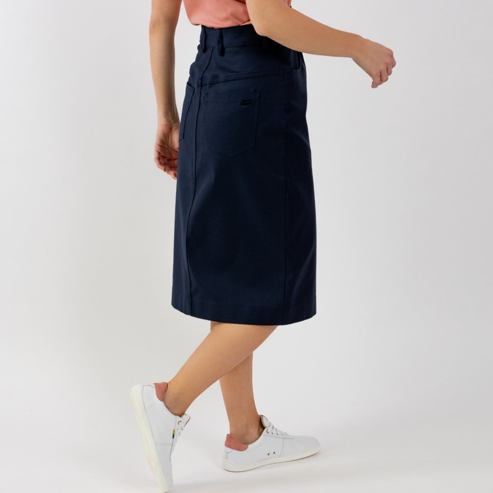 Women's Midi Skirt Be Lenka Essentials - Navy