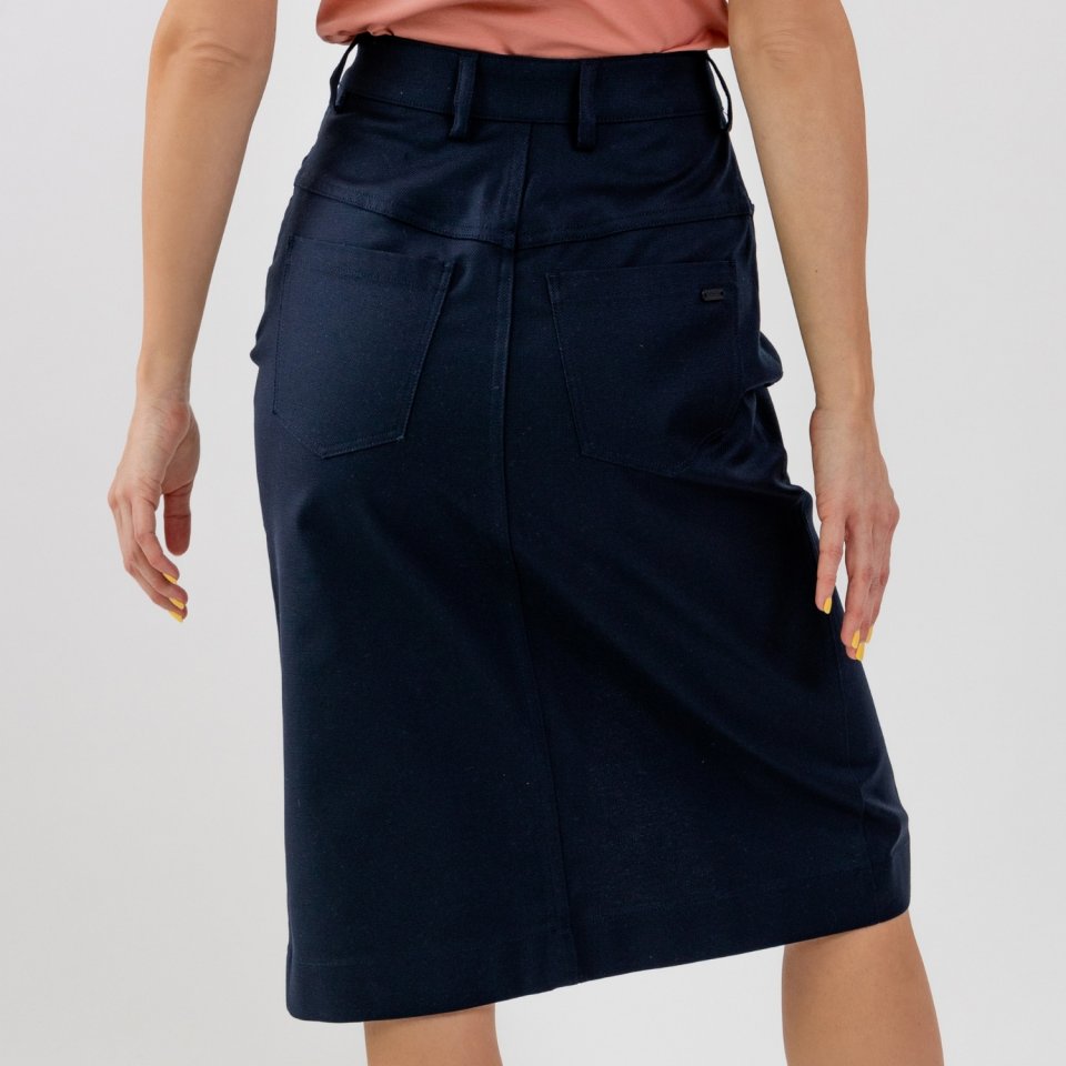 Women's Midi Skirt Be Lenka Essentials - Navy