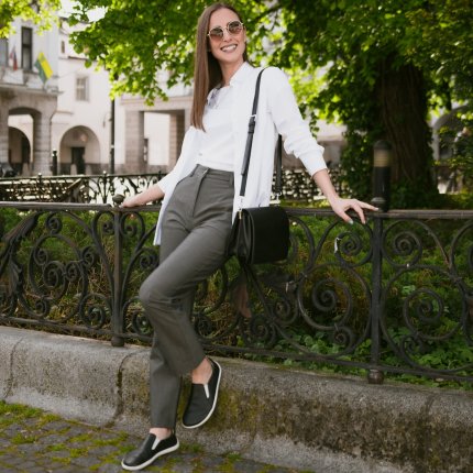Women's Pants Be Lenka Essentials - Grey