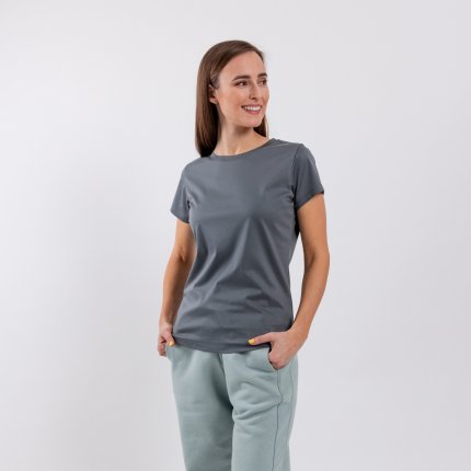Women's Round Neck t-shirt Be Lenka Essentials - Grey