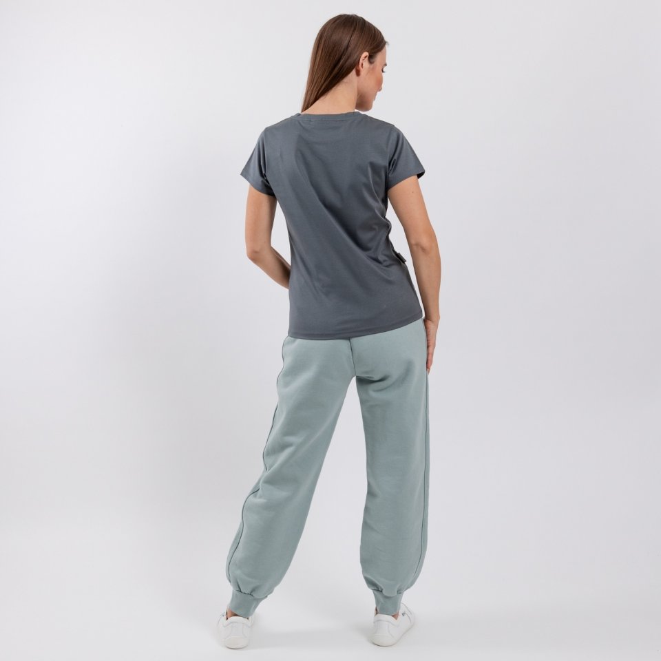 Women's Round Neck t-shirt Be Lenka Essentials - Grey
