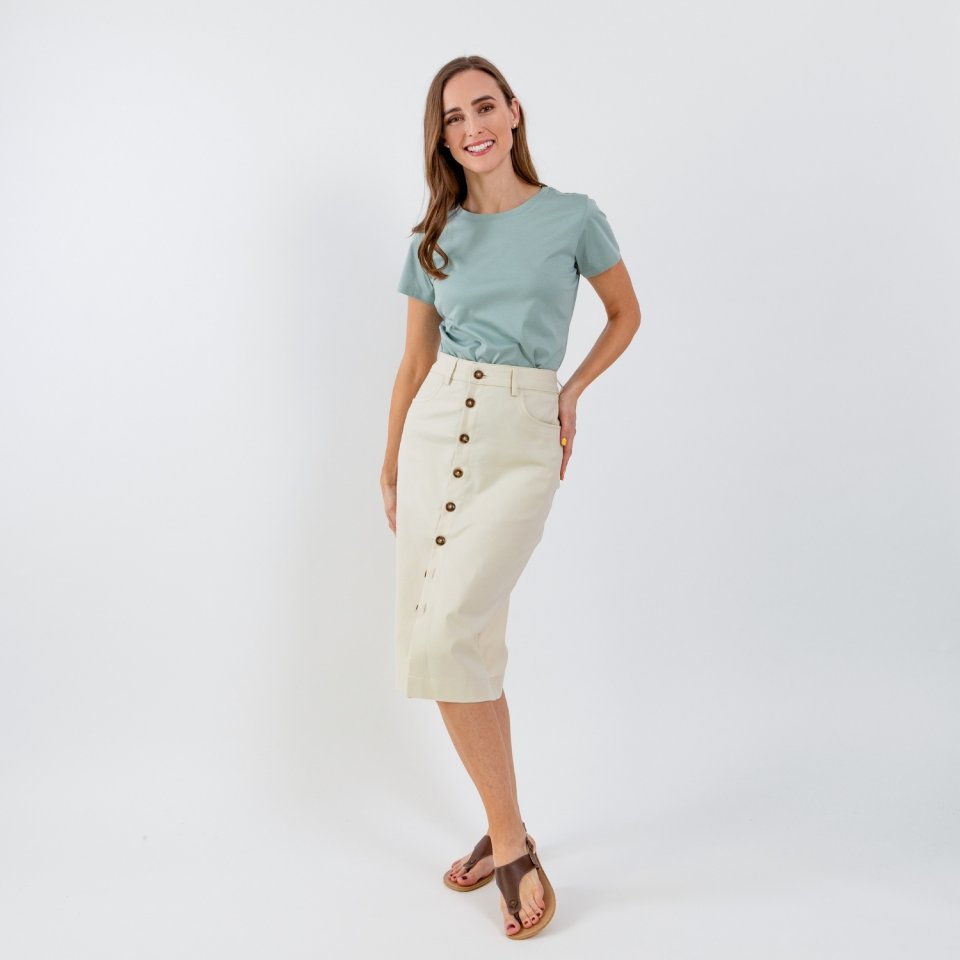 Women's Round Neck t-shirt Be Lenka Essentials - Pistachio Green