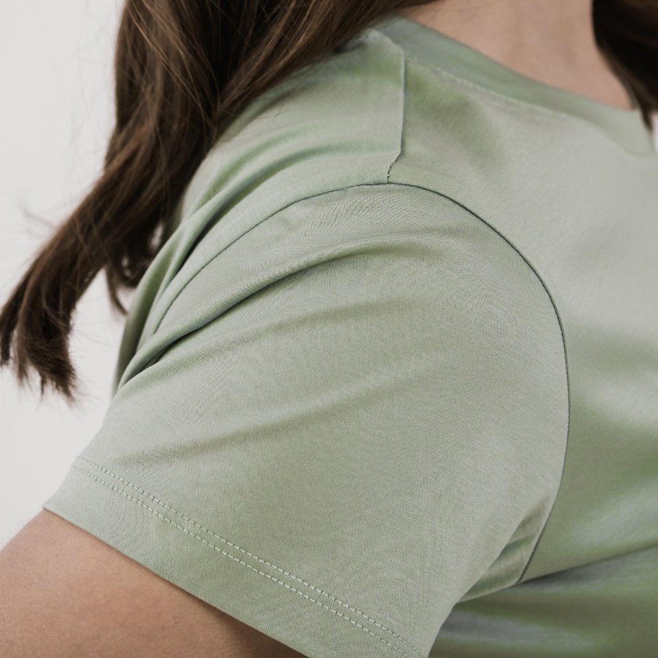 Women's Round Neck t-shirt Be Lenka Essentials - Pistachio Green