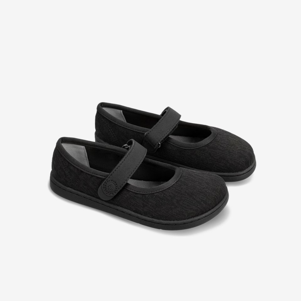 Kids Barefoot Ballerinas Be Lenka Tinkee Kids - All Black Sparkle