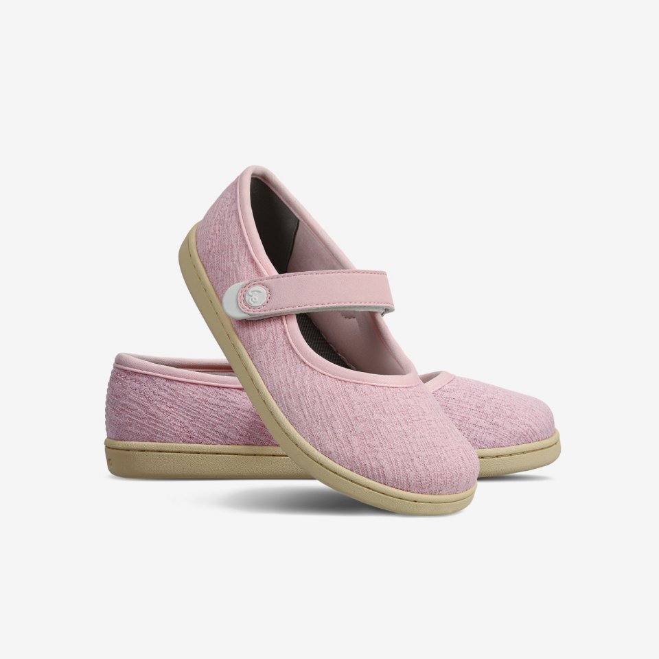 Kids Barefoot Ballerinas Be Lenka Tinkee Kids - Pink Sparkle