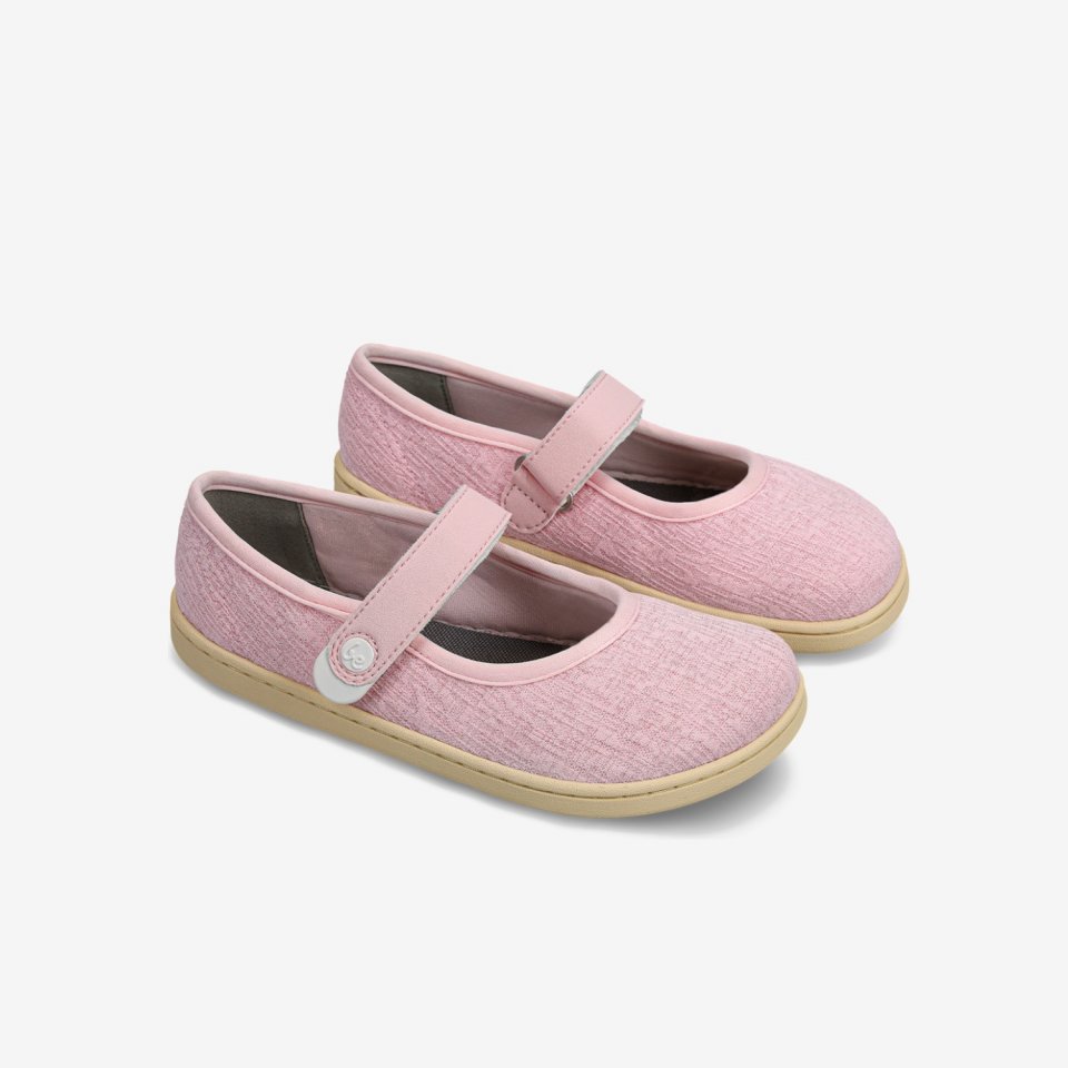 Kids Barefoot Ballerinas Be Lenka Tinkee Kids - Pink Sparkle