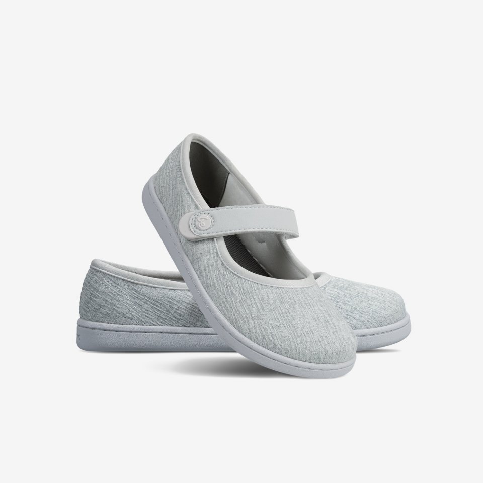 Kids Barefoot Ballerinas Be Lenka Tinkee Kids - White Sparkle