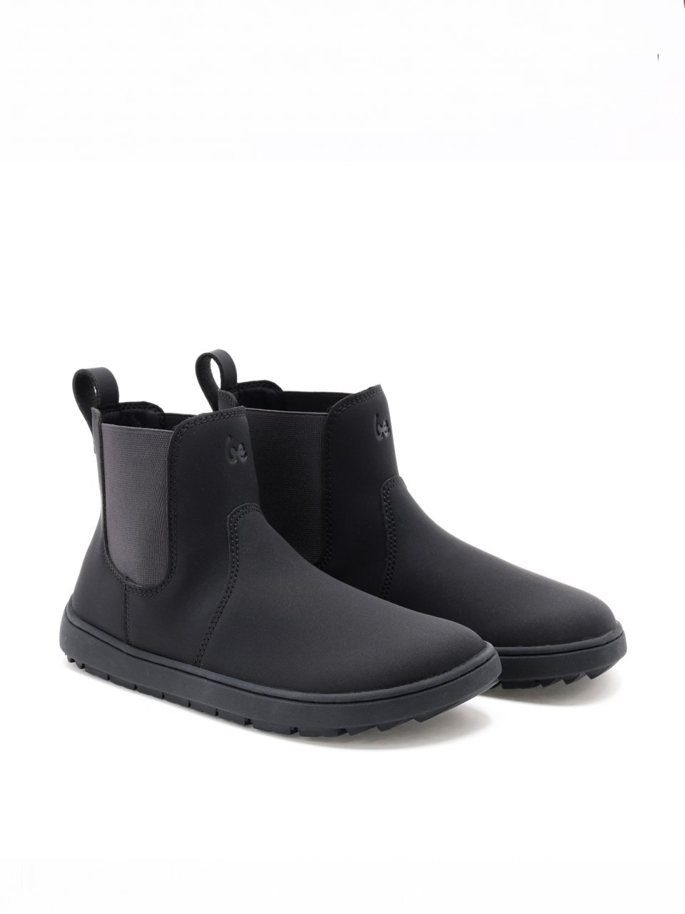 Dětské barefoot Chelsea boty Be Lenka Halla Junior - All Black