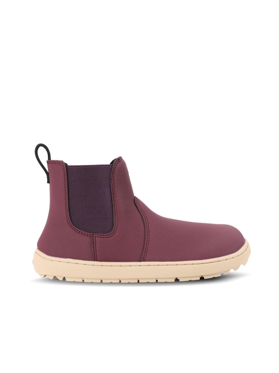 Dětské barefoot Chelsea boty Be Lenka Halla Junior - Burgundy